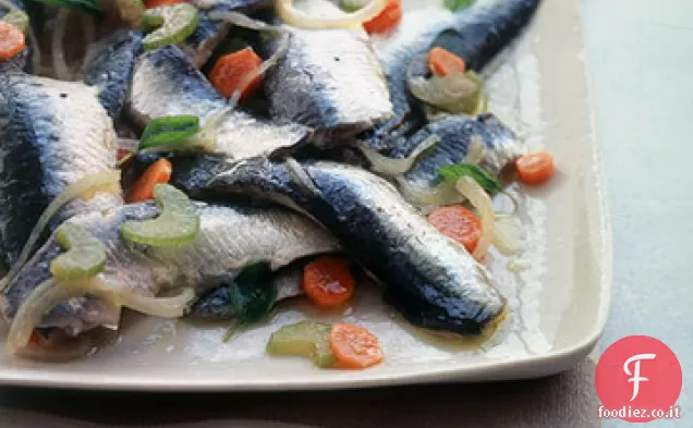 Sardine fresche marinate