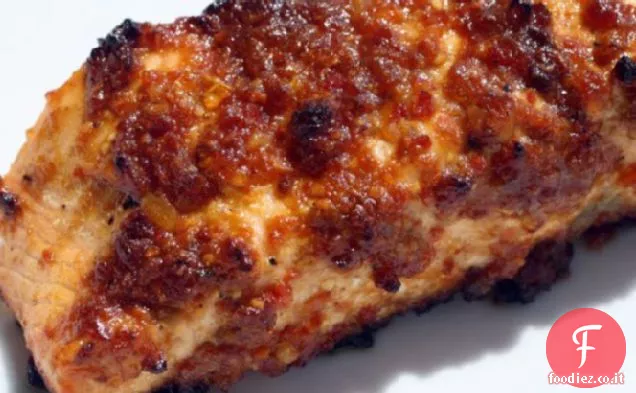 Francese in un lampo: salmone Pistou rosso così facile