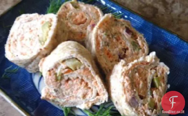 Roll-up al salmone affumicato