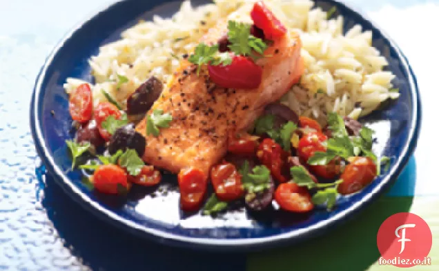 Salmone Toscano con Rosmarino Orzo