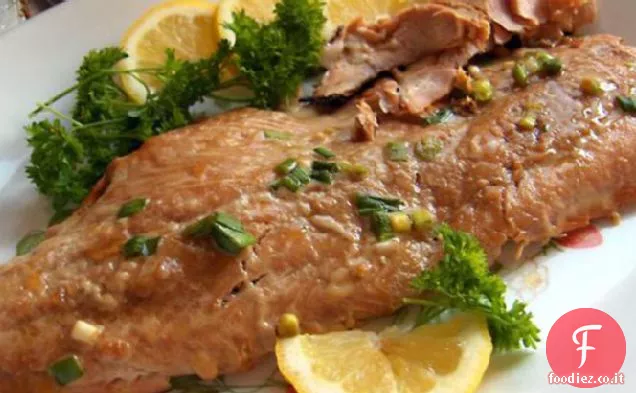 Miele Zenzero Salmone alla griglia