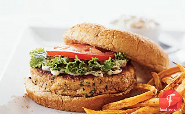 Hamburger di salmone