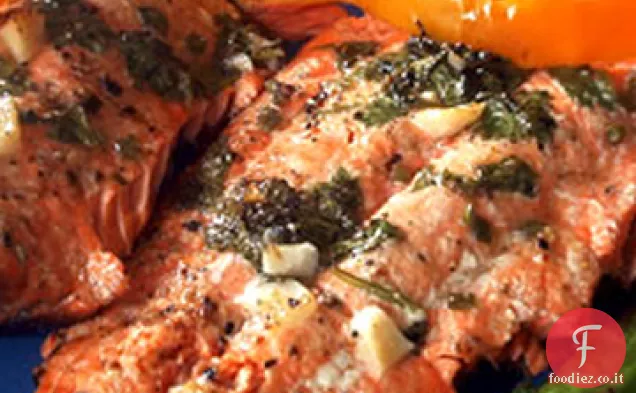 Salmone selvatico marinato