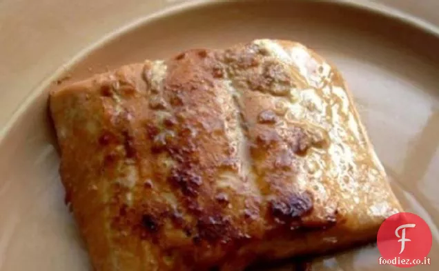 Filetto di salmone al sesamo