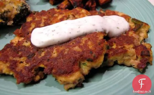 Polpette di salmone / tonno con salsa di aneto
