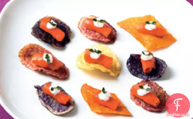 Chips di Salmone affumicato