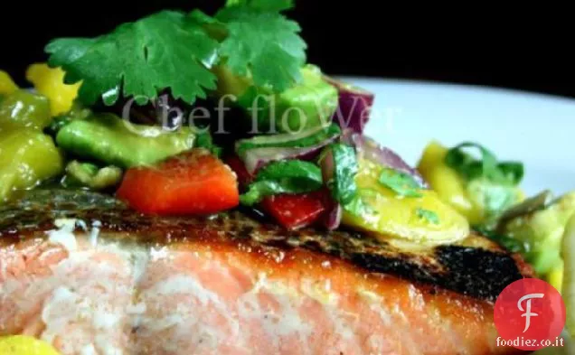 Salmone con Coriandolo / Coriandolo Mango Salsa
