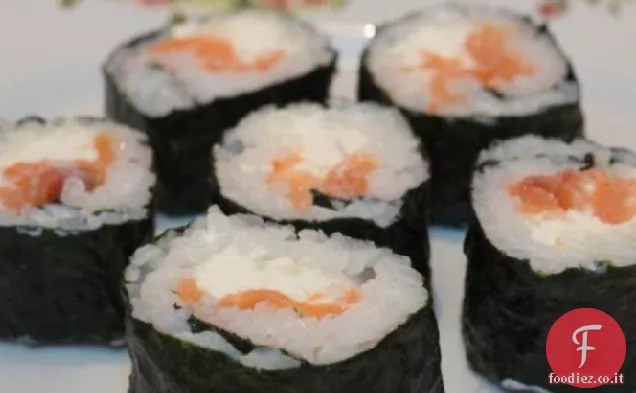 Sushi di salmone affumicato