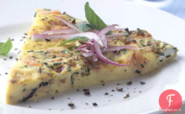 Frittata di Salmone affumicato e crema di formaggio