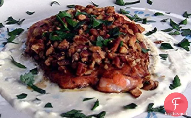 Salmone in crosta di pecan