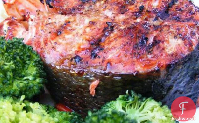 Salmone alla griglia glassato facile