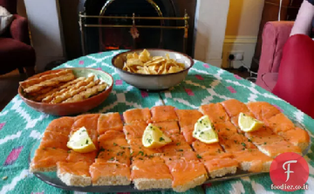 Sidro di mele Salmone affumicato stagionato