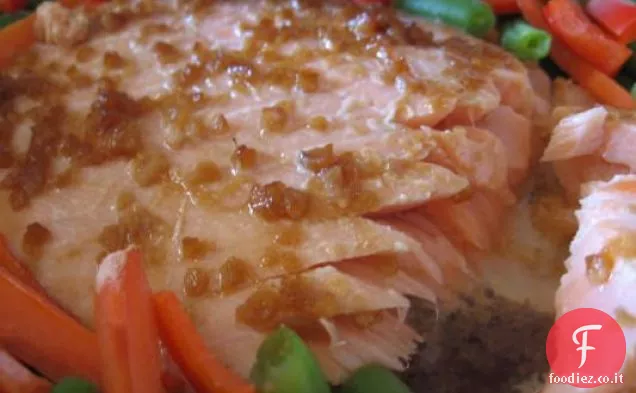 Senape, salmone di soia