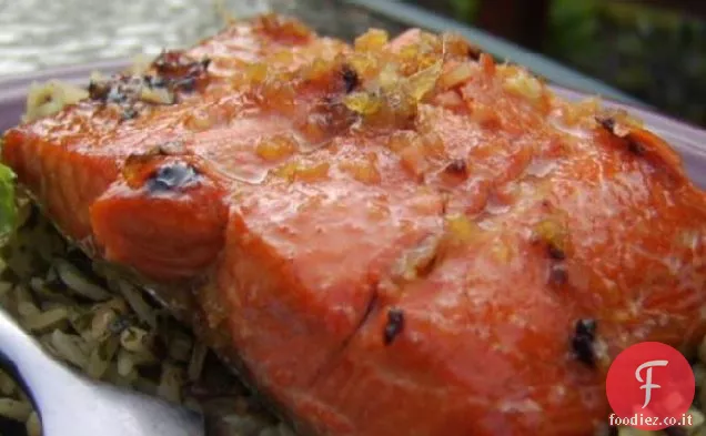 Salmone di Pechino Acero e Zenzero