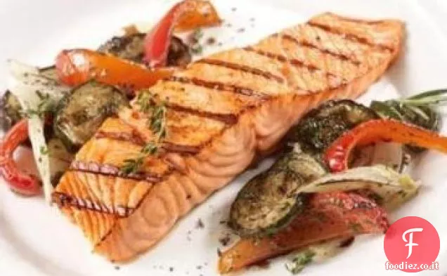 Balsamico e Rosmarino Salmone alla griglia