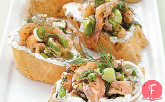 Crostini di Salmone Affumicato