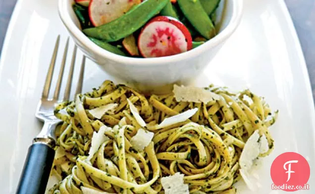 Linguine al Pesto di Rucola