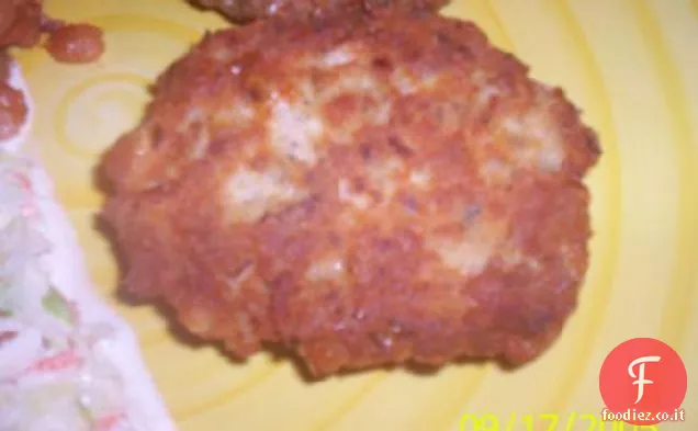 Un'altra ricetta di pattie di salmone