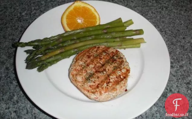 Pasta di broccoli con Salmone