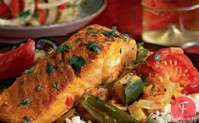 Salmone Kalia in salsa Panch Phoron