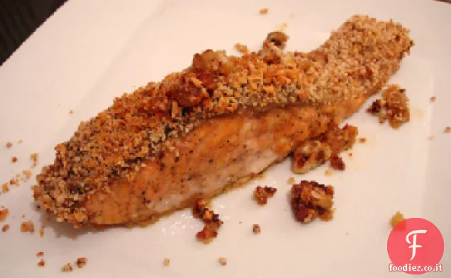 Salmone speziato in crosta di zucchero
