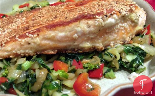 Salmone di Digione allo zenzero