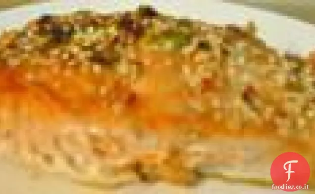 Salmone di sesamo asiatico