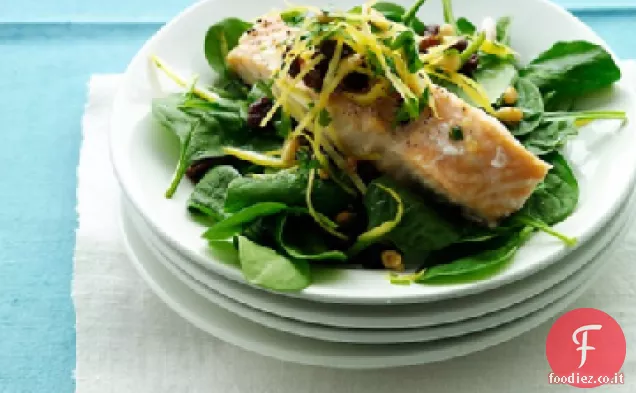 Salmone arrosto con gusto di limone