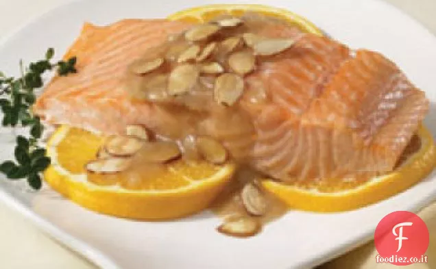 Salmone con salsa di agrumi