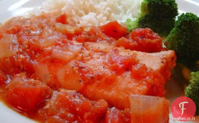 Salmone con Pomodori