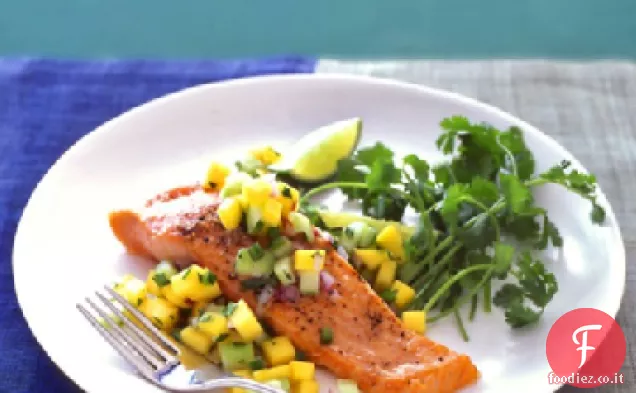 Salmone con Salsa di Mango