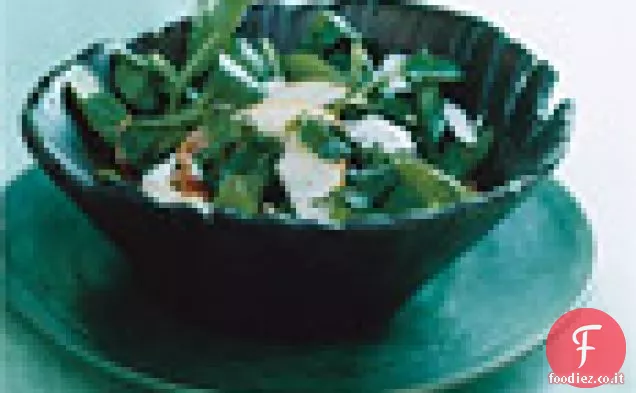 Insalata di pere, rucola e pancetta