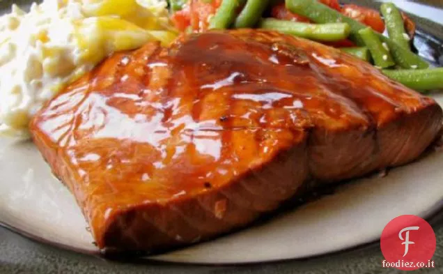 Salmone alla brace