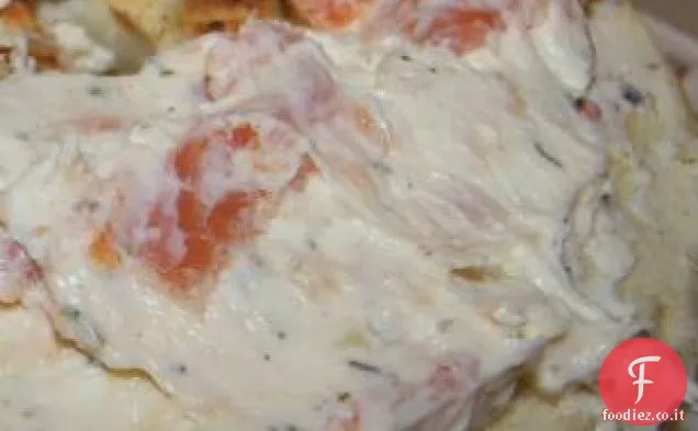 Zuppa di salmone Oscar