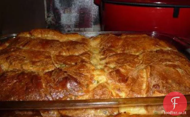 Croissant & Salmone (o prosciutto) Colazione Casseruola