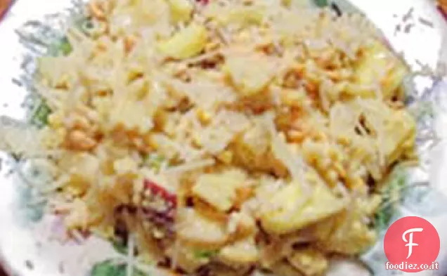 Insalata di pasta di salmone al curry