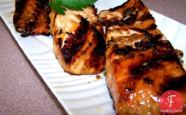 Salmone alla brace e marinata facile