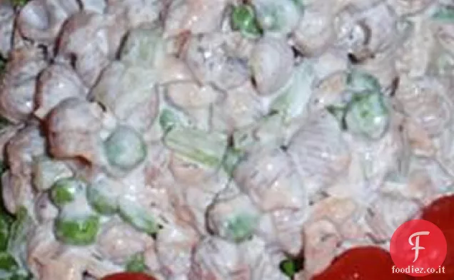 Insalata di pasta integrale di salmone facile