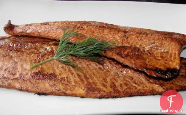 Salmone arrosto al peperoncino