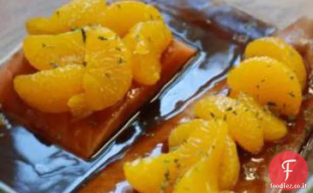 Salmone con glassa di mandarino Hoisin