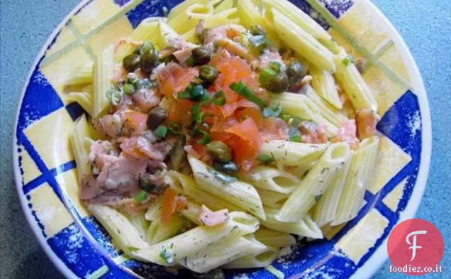 Salmone annerito con broccoli