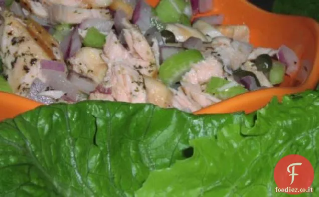 Insalata di salmone alla griglia