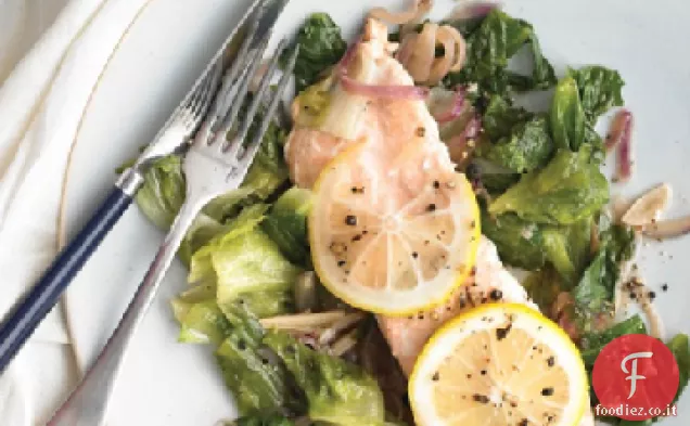 Salmone con Scarola e Limone