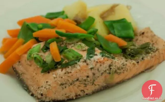Filetto di salmone BBQ