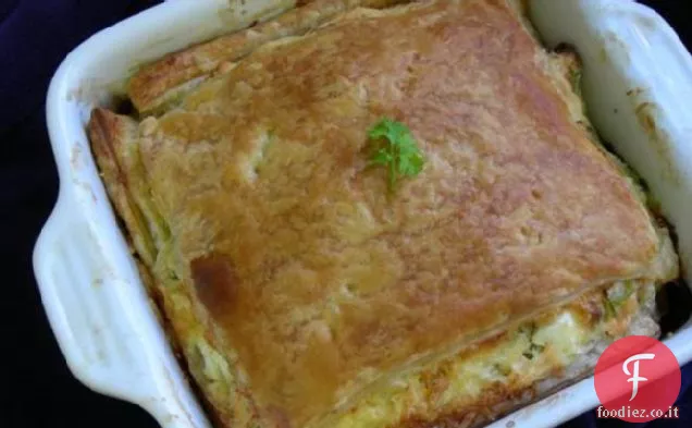 Torta svizzera, broccoli e salmone