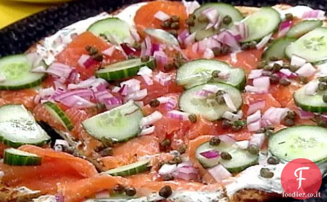 Pizza al Salmone affumicato