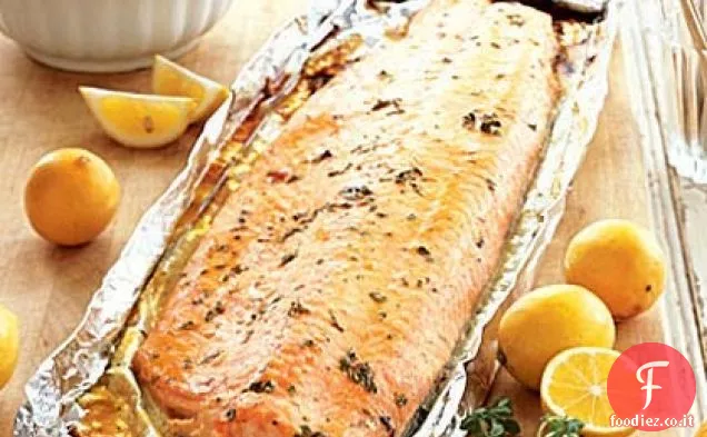 Salmone alla brace