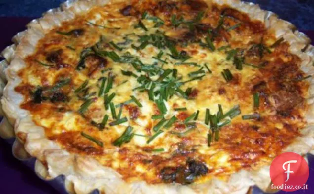 Quiche di patate dolci e salmone