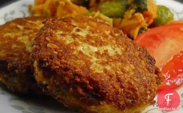 Polpette di salmone d'avena