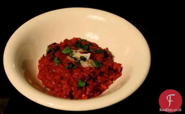 Risotto alle barbabietole